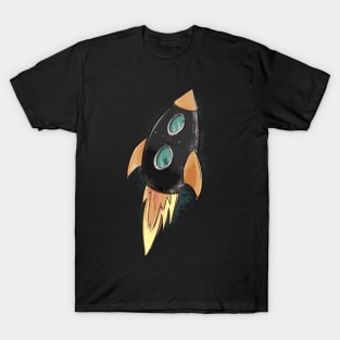 Doodle Rocket to Mars T-Shirt